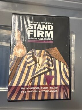 Stand Firm Against Nazi Assault VHS — Black‎ Cover with Beige & Blue Stripe